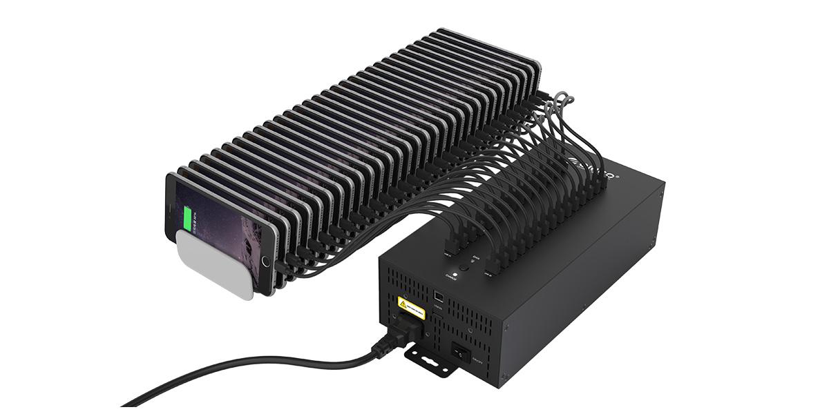 ORICO IH30P Steel 30 Port USB2.0 Industrial HUB with Data Cable and ...